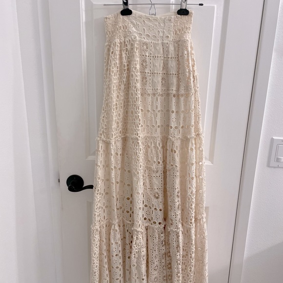 Free People Crochet Maxi Skirt Set Yesenia Set - Picture 5 of 9